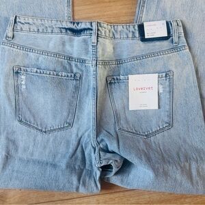 LOVERVET WIDE LEG DAD JEANS SZ 31